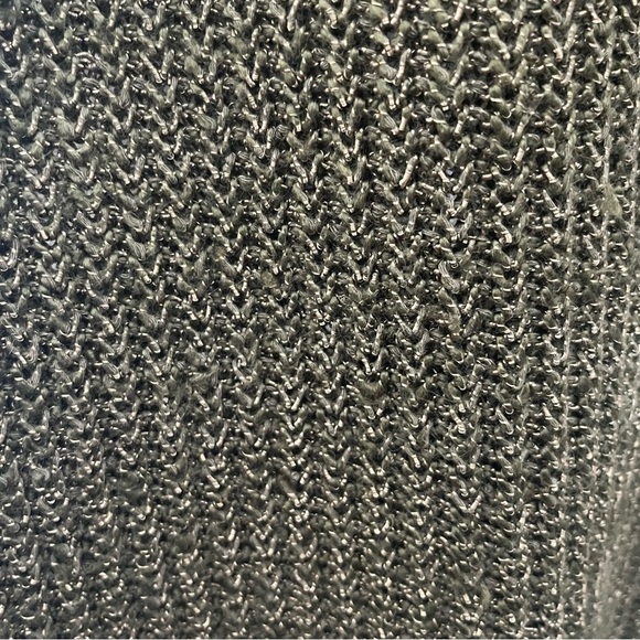 COLDWATER CREEK Moss Green V-Neck 3/4 Sleeve Sweater Top | size medium - Picture 7 of 8